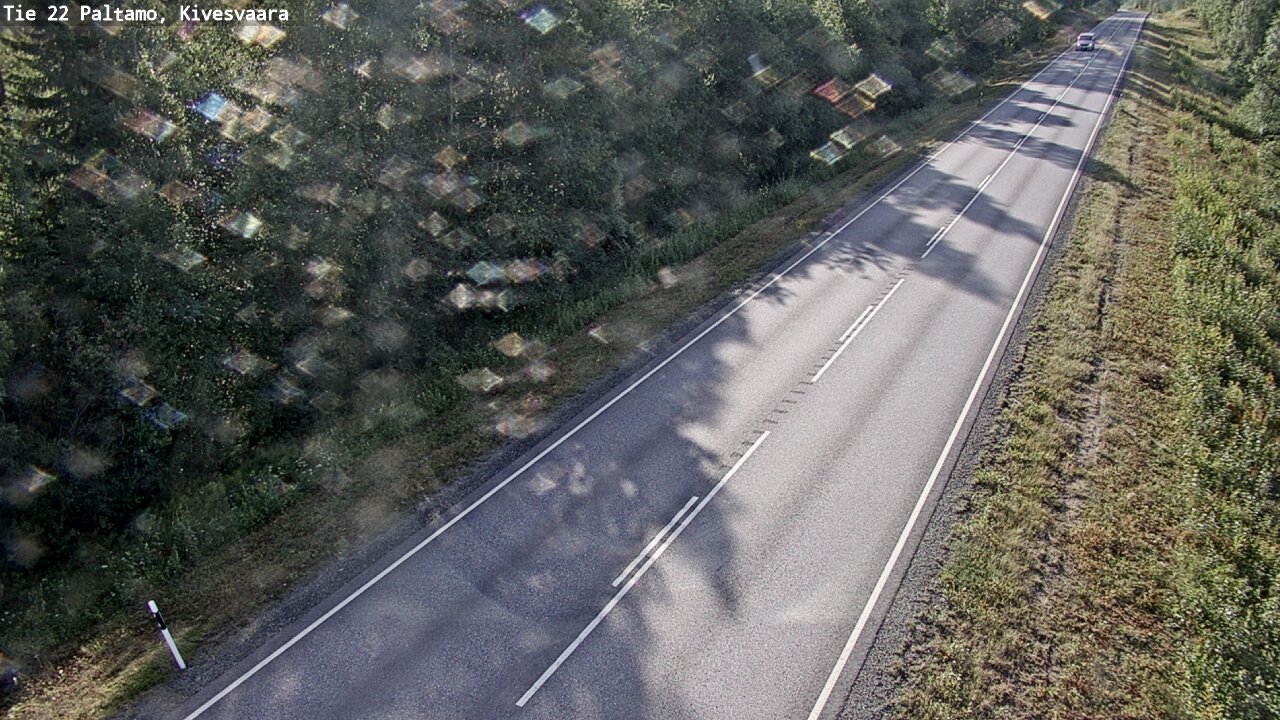Weather Camera Image Väg 22 Paltamo, Kivesvaara, Paltamo, Kainuu