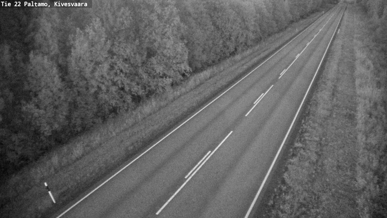 Weather Camera Image Väg 22 Paltamo, Kivesvaara, Paltamo, Kainuu