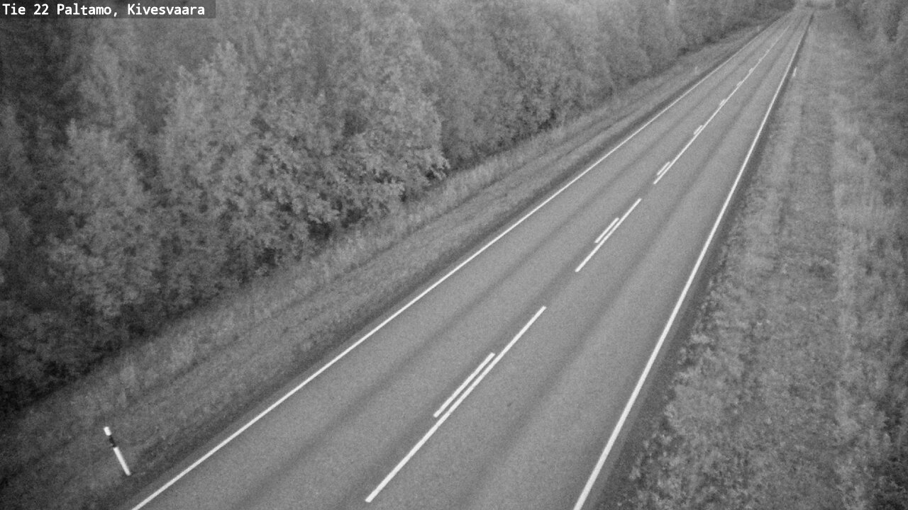 Weather Camera Image Väg 22 Paltamo, Kivesvaara, Paltamo, Kainuu