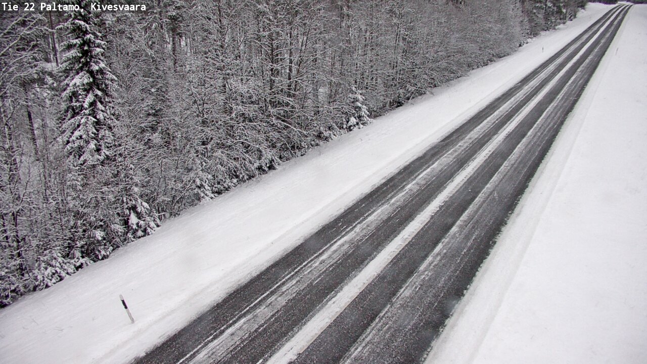 Weather Camera Image Väg 22 Paltamo, Kivesvaara, Paltamo, Kainuu