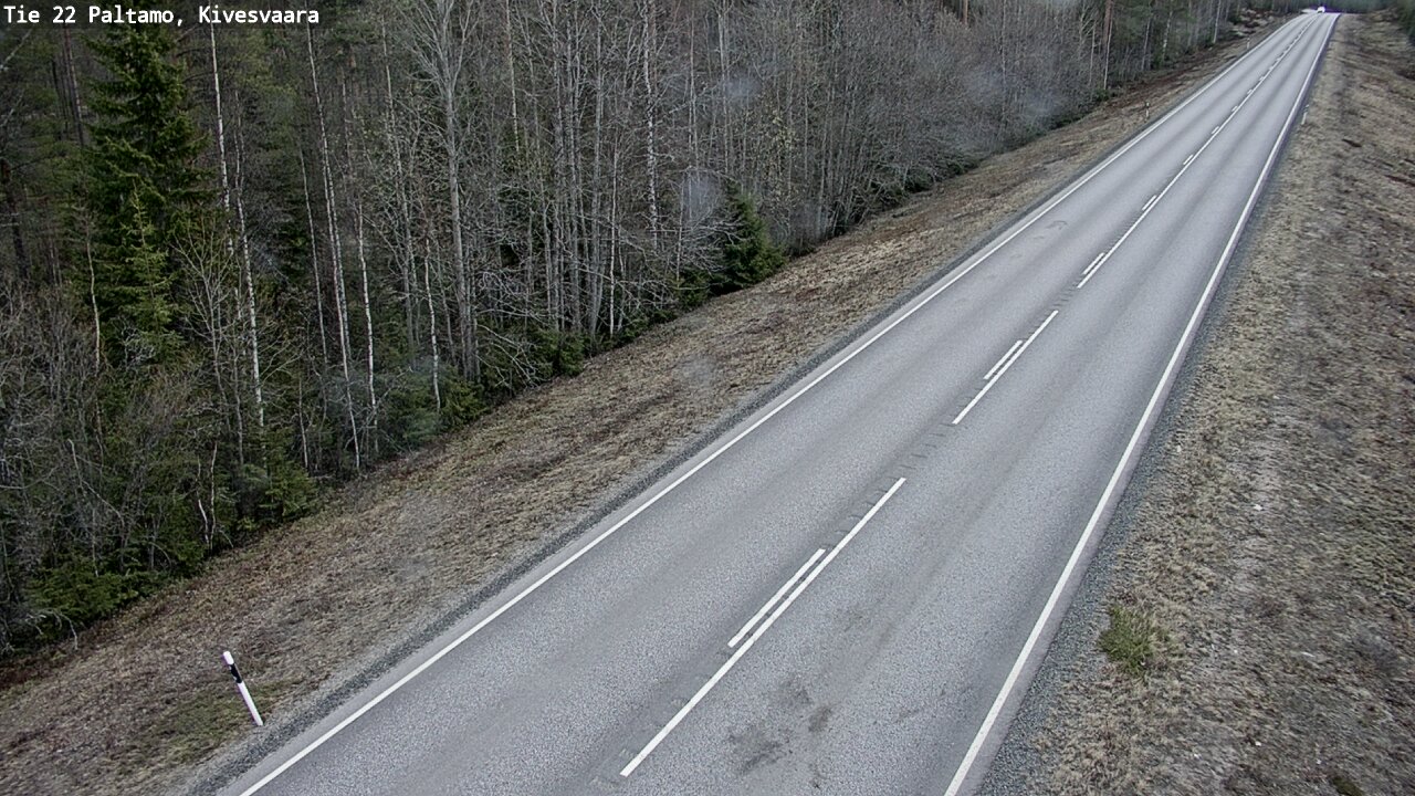 Weather Camera Image Road 22 Paltamo, Kivesvaara, Paltamo, Kainuu