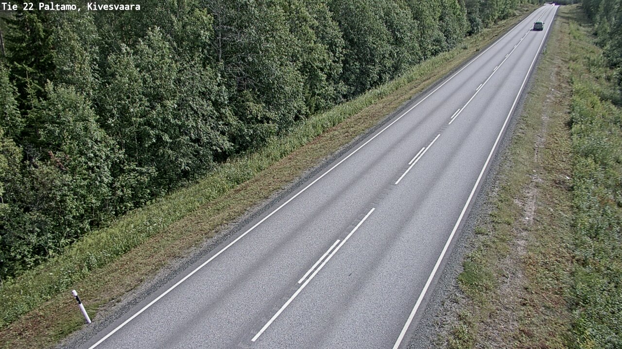 Weather Camera Image Väg 22 Paltamo, Kivesvaara, Paltamo, Kainuu