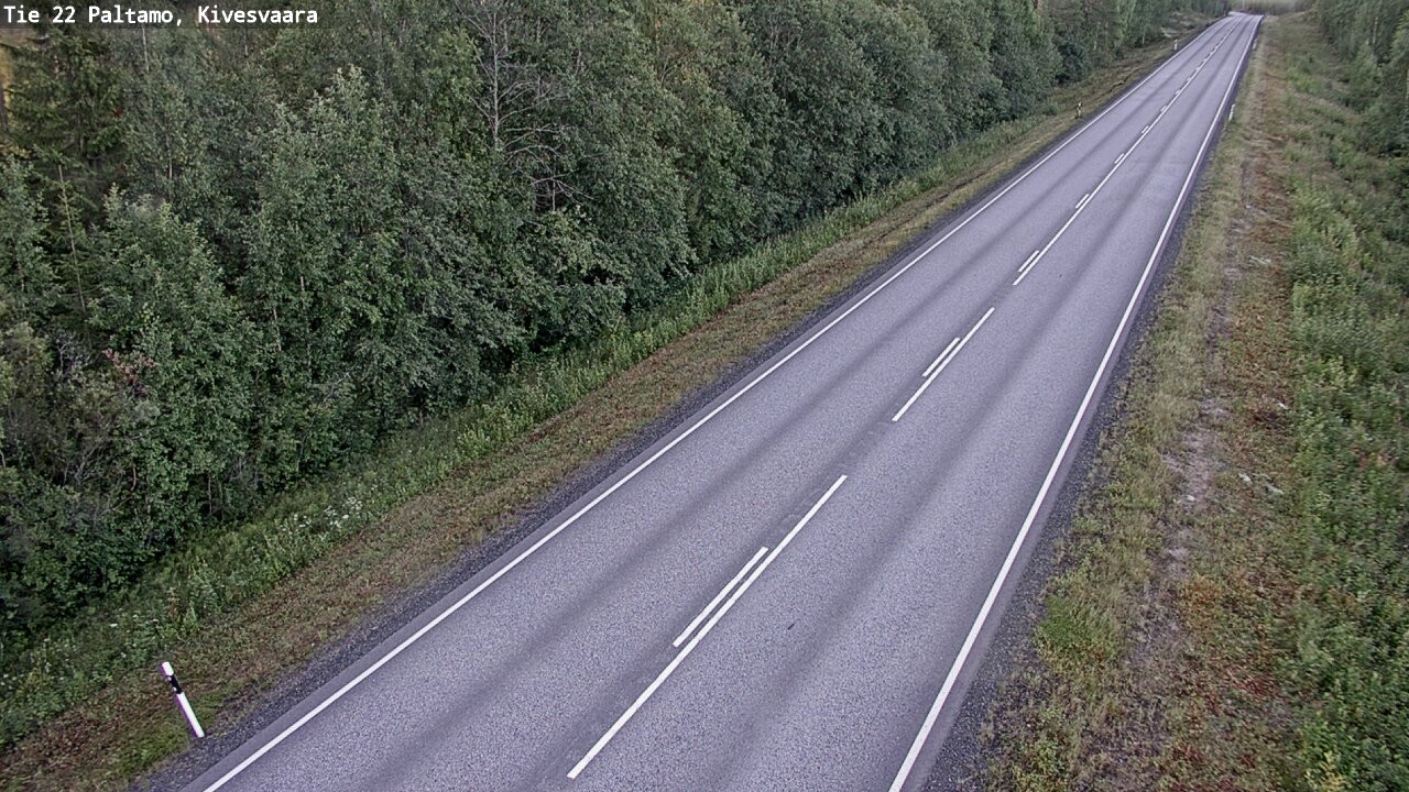 Weather Camera Image Road 22 Paltamo, Kivesvaara, Paltamo, Kainuu