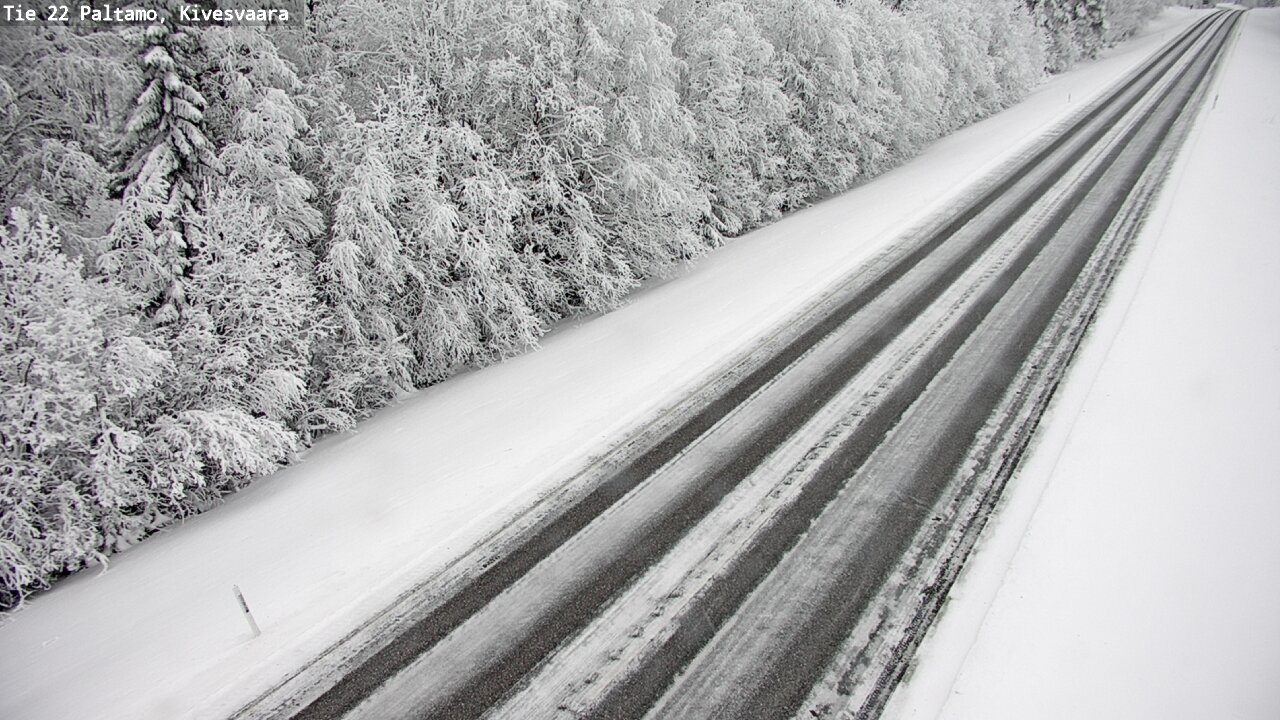 Weather Camera Image Väg 22 Paltamo, Kivesvaara, Paltamo, Kainuu