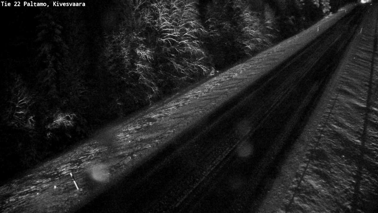 Weather Camera Image Väg 22 Paltamo, Kivesvaara, Paltamo, Kainuu