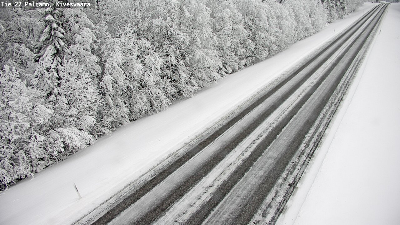 Weather Camera Image Väg 22 Paltamo, Kivesvaara, Paltamo, Kainuu
