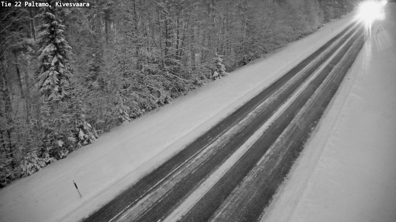 Weather Camera Image Väg 22 Paltamo, Kivesvaara, Paltamo, Kainuu