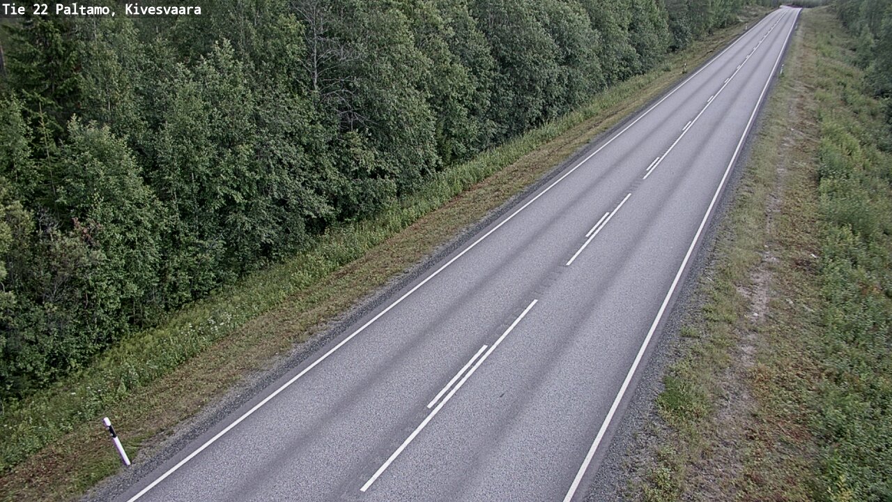 Weather Camera Image Road 22 Paltamo, Kivesvaara, Paltamo, Kainuu