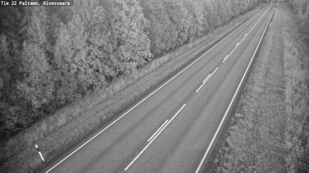 Weather Camera Image Väg 22 Paltamo, Kivesvaara, Paltamo, Kainuu