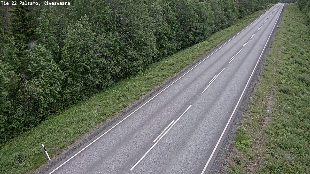 Weather Camera Image Road 22 Paltamo, Kivesvaara, Paltamo, Kainuu