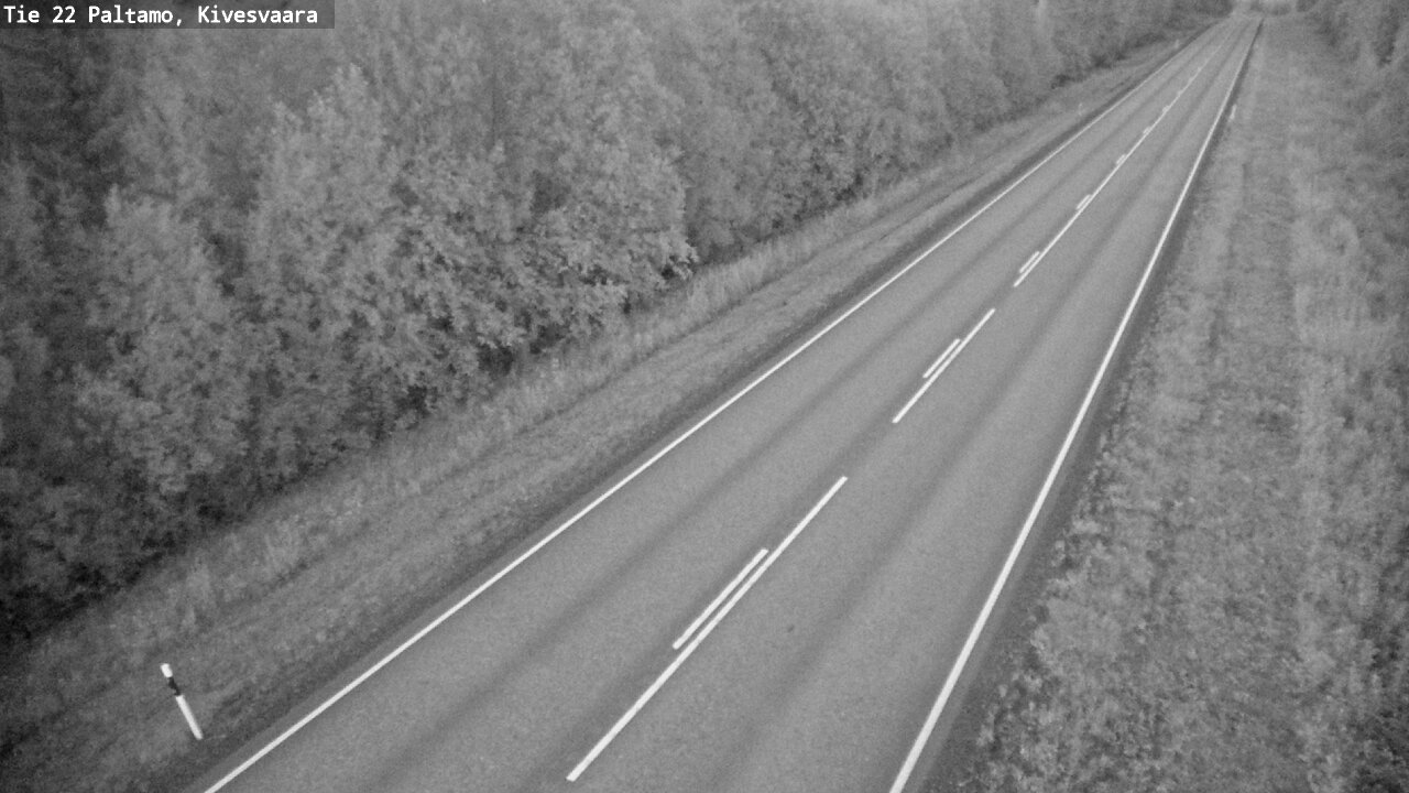Weather Camera Image Väg 22 Paltamo, Kivesvaara, Paltamo, Kainuu