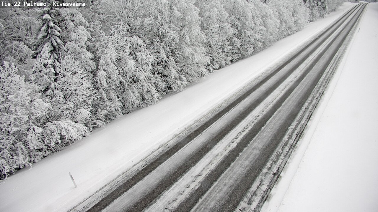 Weather Camera Image Väg 22 Paltamo, Kivesvaara, Paltamo, Kainuu