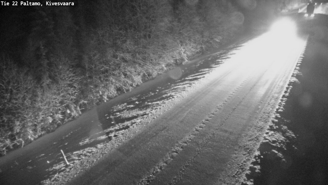 Weather Camera Image Väg 22 Paltamo, Kivesvaara, Paltamo, Kainuu