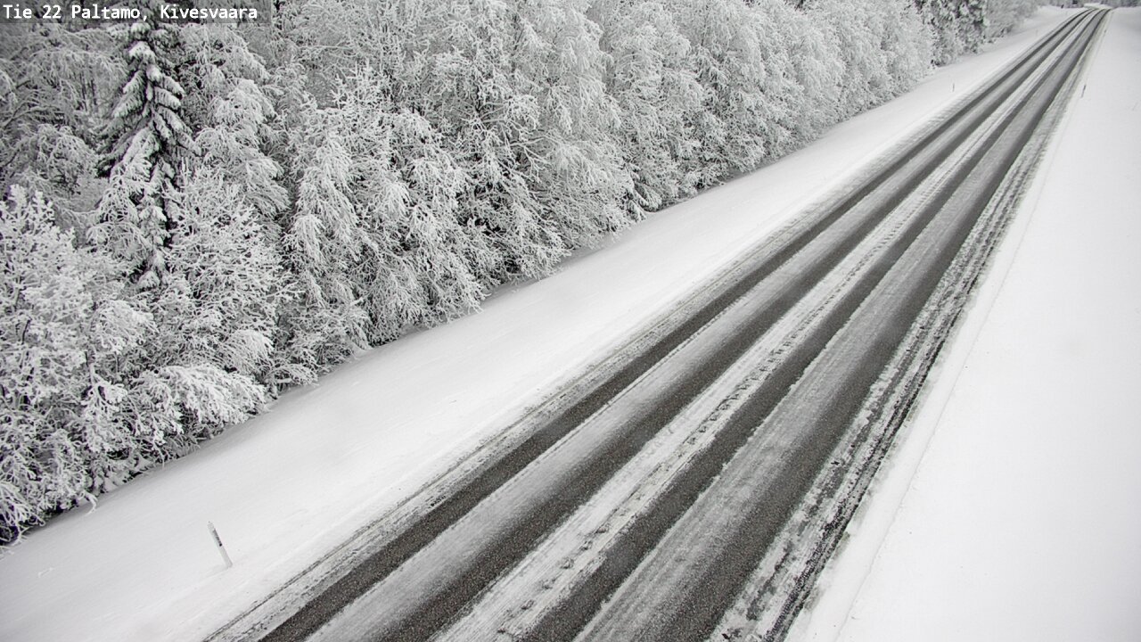 Weather Camera Image Väg 22 Paltamo, Kivesvaara, Paltamo, Kainuu