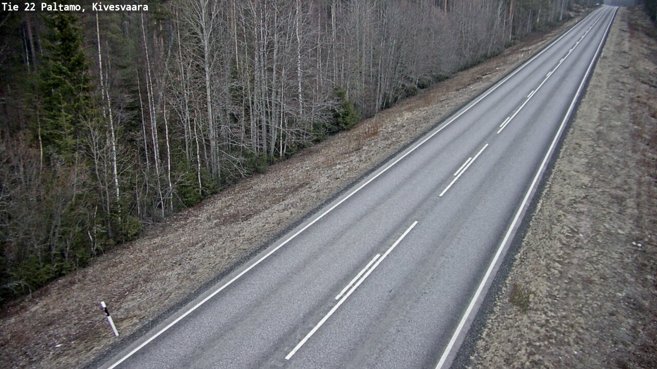 Weather Camera Image Road 22 Paltamo, Kivesvaara, Paltamo, Kainuu