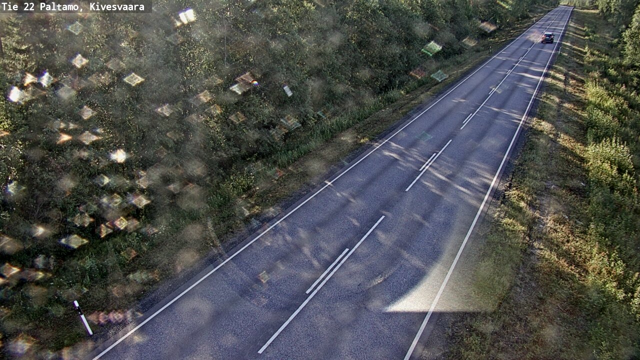 Weather Camera Image Väg 22 Paltamo, Kivesvaara, Paltamo, Kainuu