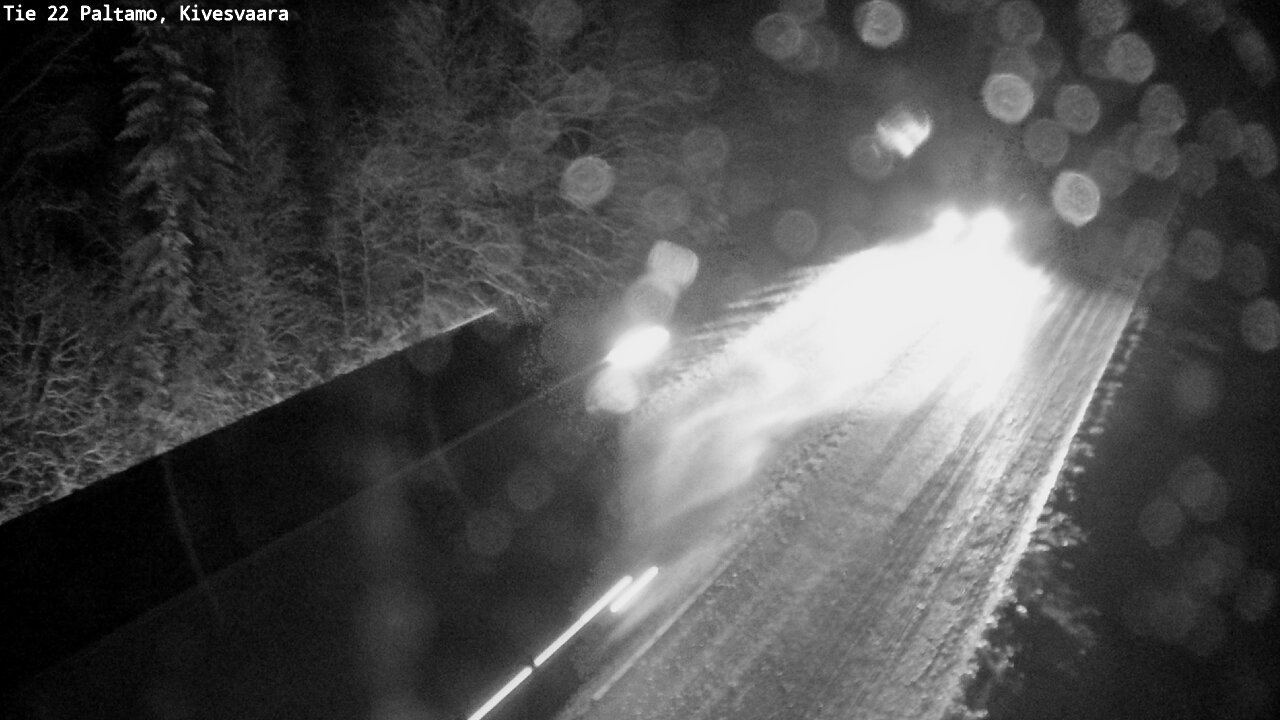 Weather Camera Image Väg 22 Paltamo, Kivesvaara, Paltamo, Kainuu