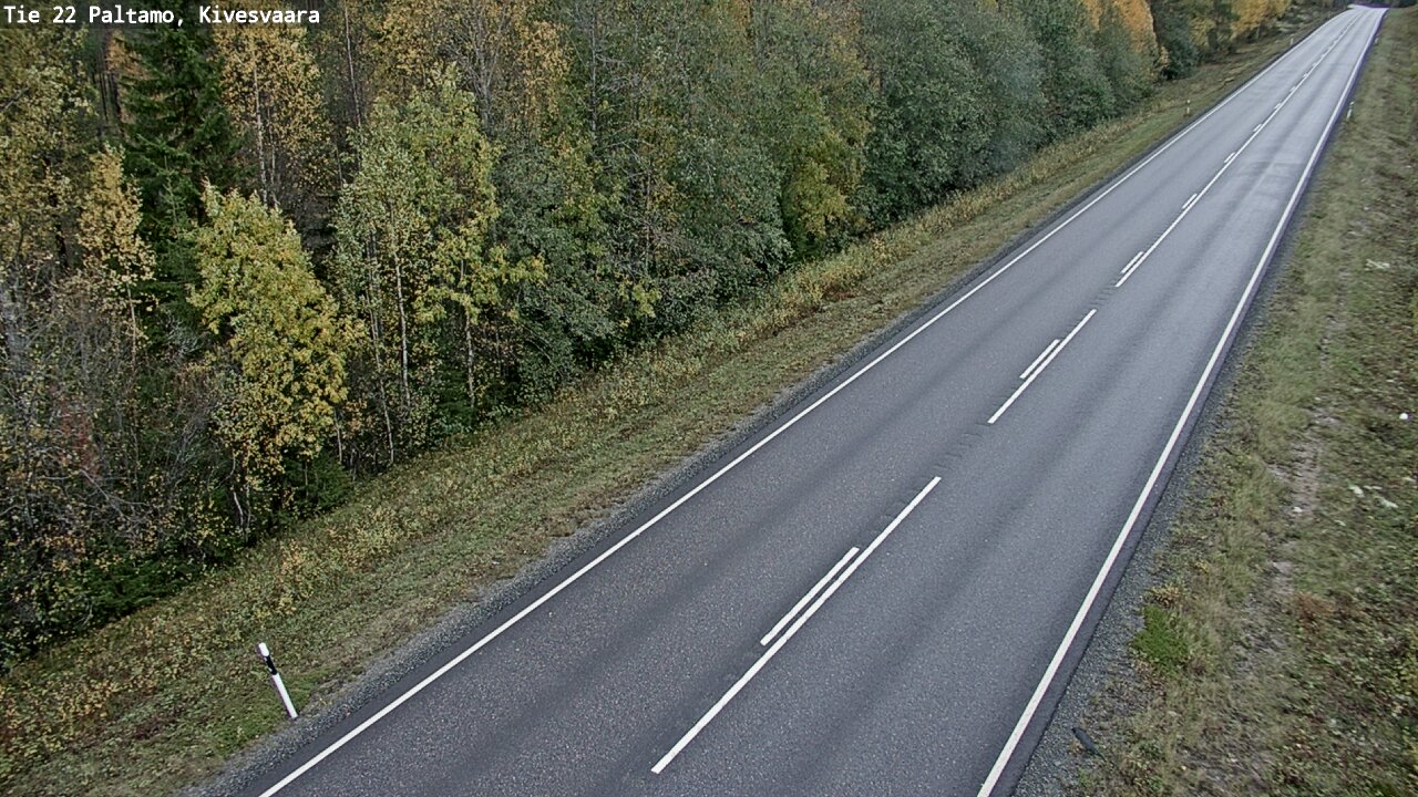 Weather Camera Image Road 22 Paltamo, Kivesvaara, Paltamo, Kainuu
