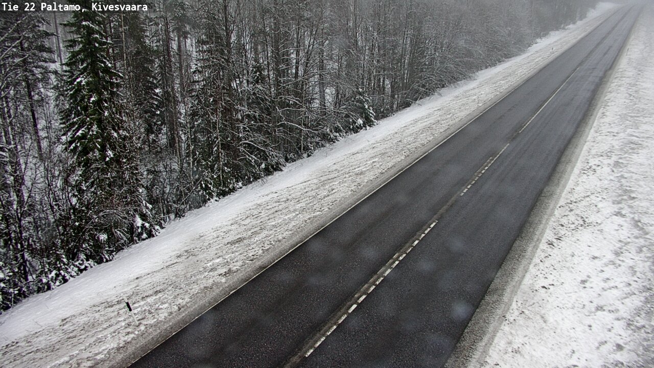 Weather Camera Image Väg 22 Paltamo, Kivesvaara, Paltamo, Kainuu