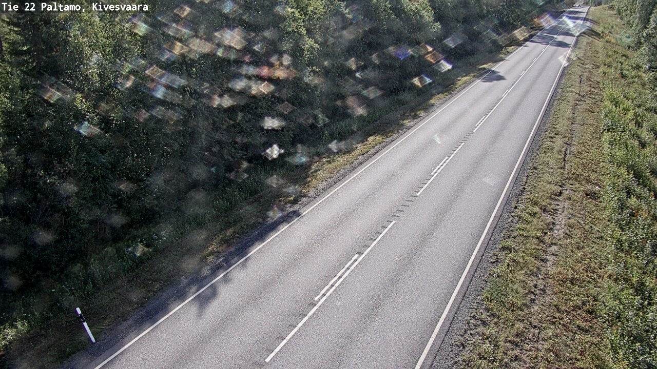 Weather Camera Image Väg 22 Paltamo, Kivesvaara, Paltamo, Kainuu