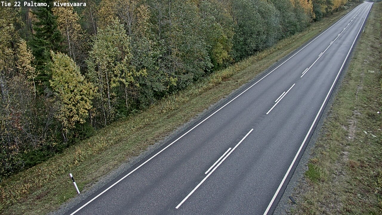 Weather Camera Image Road 22 Paltamo, Kivesvaara, Paltamo, Kainuu