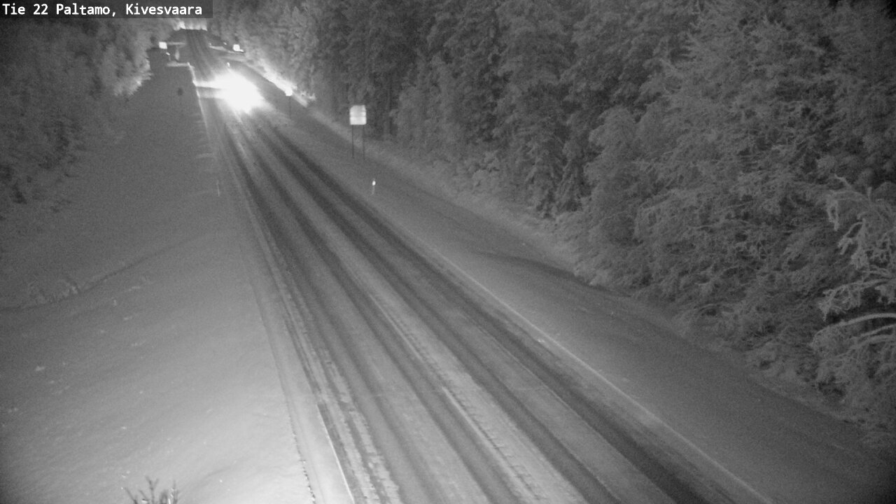 Weather Camera Image Road 22 Paltamo, Kivesvaara, Paltamo, Kainuu