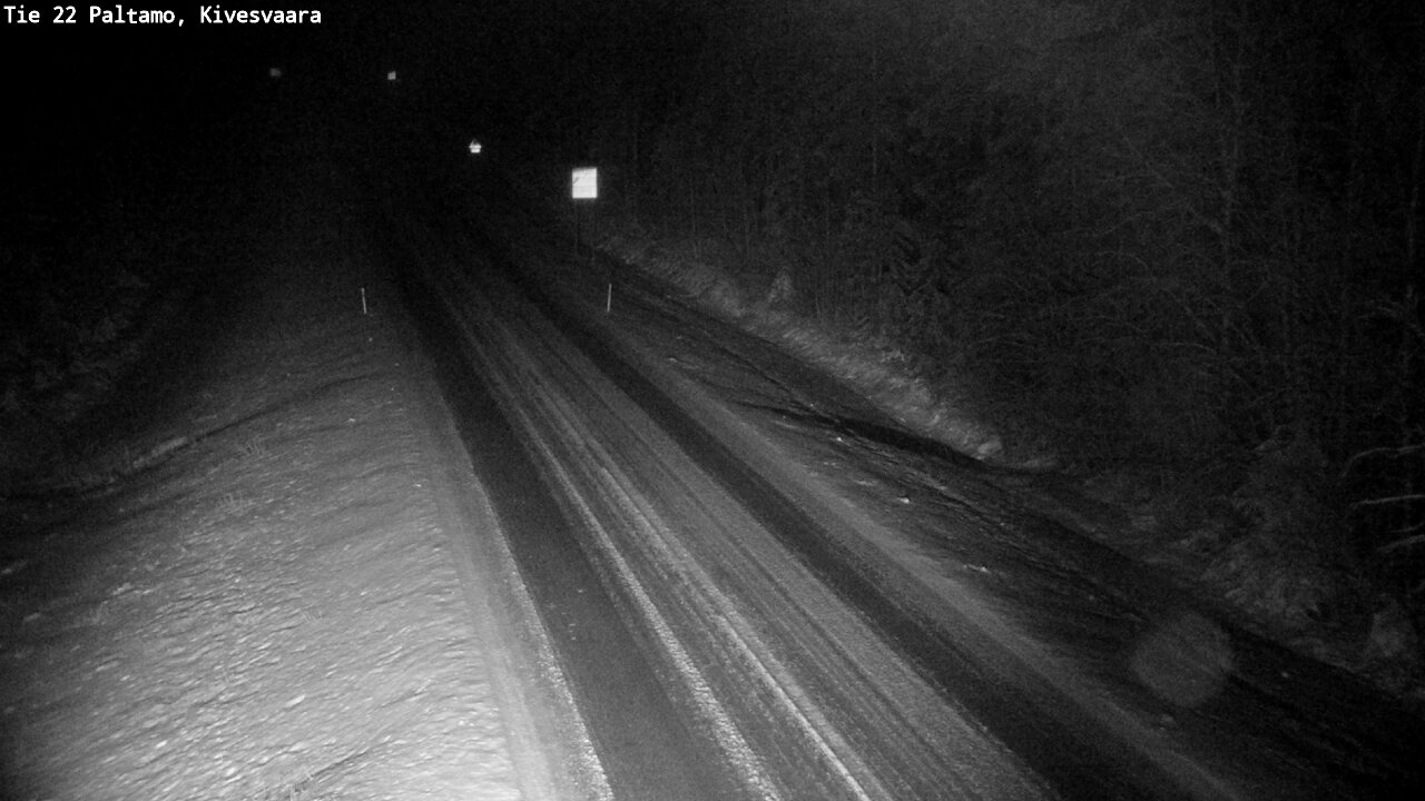 Weather Camera Image Väg 22 Paltamo, Kivesvaara, Paltamo, Kainuu