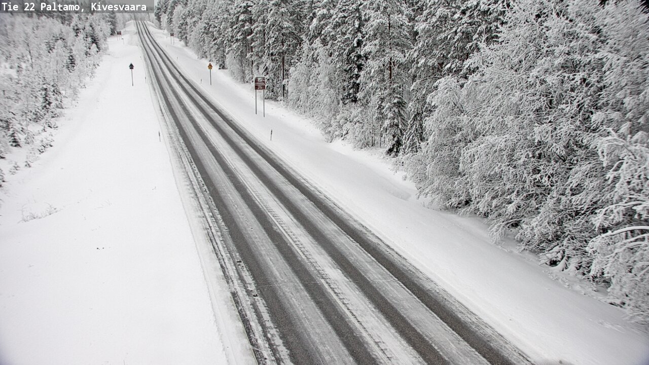 Weather Camera Image Road 22 Paltamo, Kivesvaara, Paltamo, Kainuu