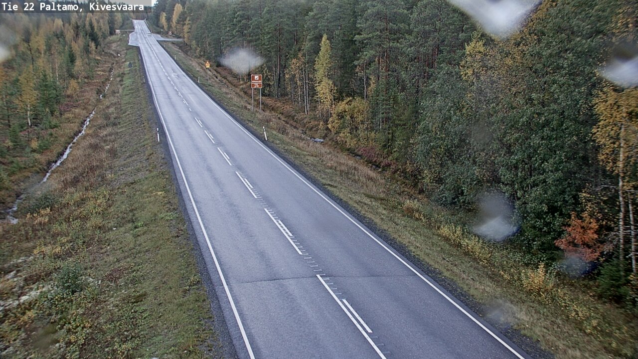 Weather Camera Image Road 22 Paltamo, Kivesvaara, Paltamo, Kainuu