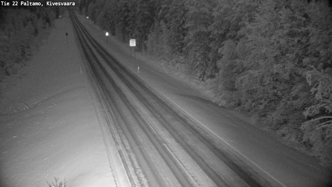 Weather Camera Image Road 22 Paltamo, Kivesvaara, Paltamo, Kainuu