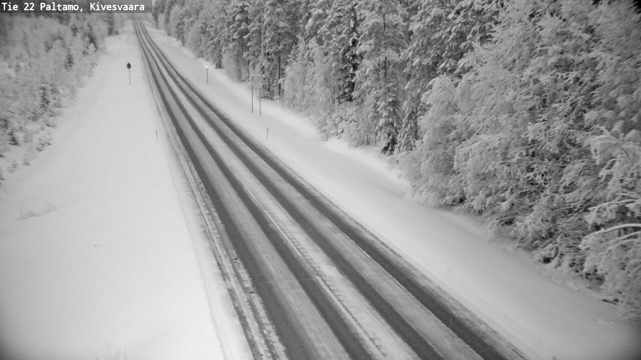 Weather Camera Image Road 22 Paltamo, Kivesvaara, Paltamo, Kainuu