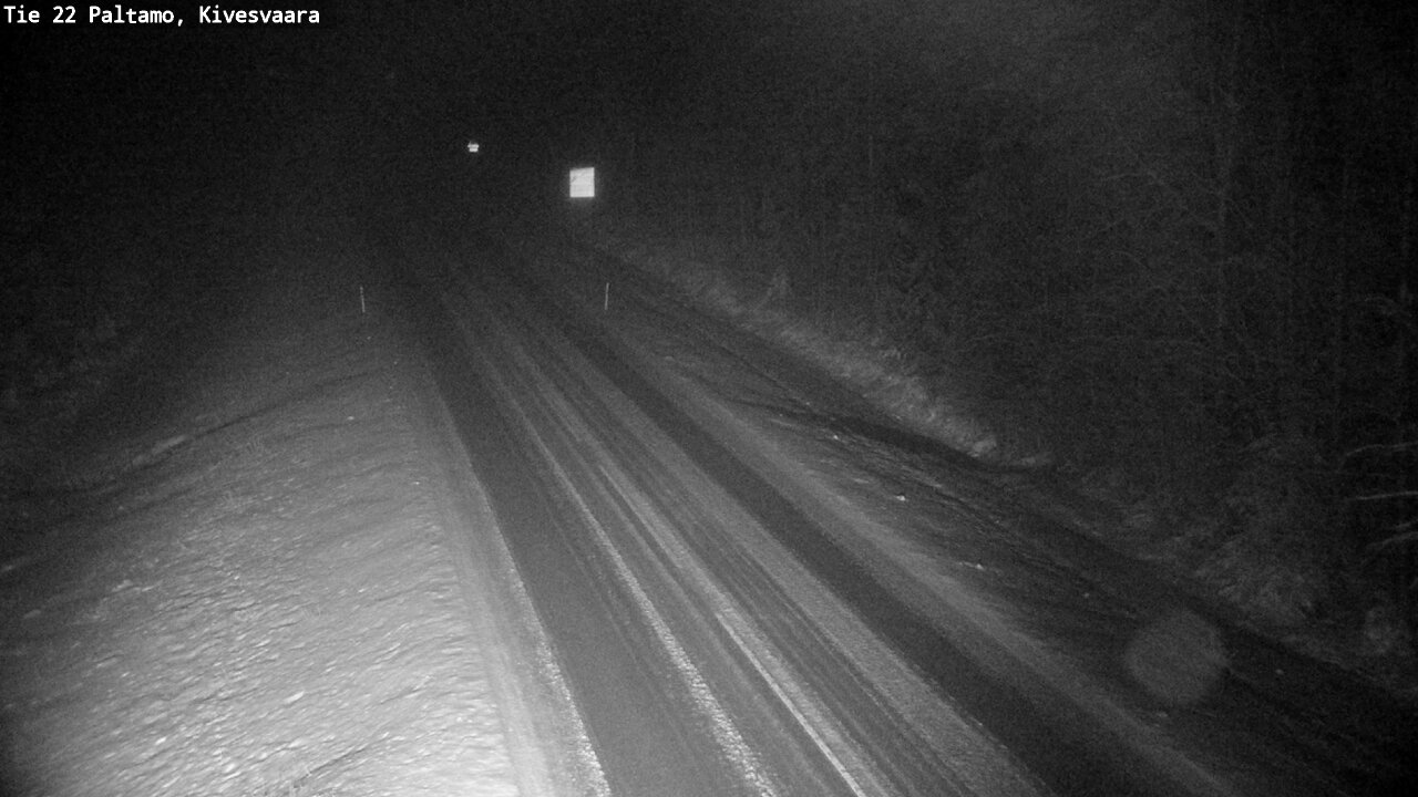 Weather Camera Image Väg 22 Paltamo, Kivesvaara, Paltamo, Kainuu