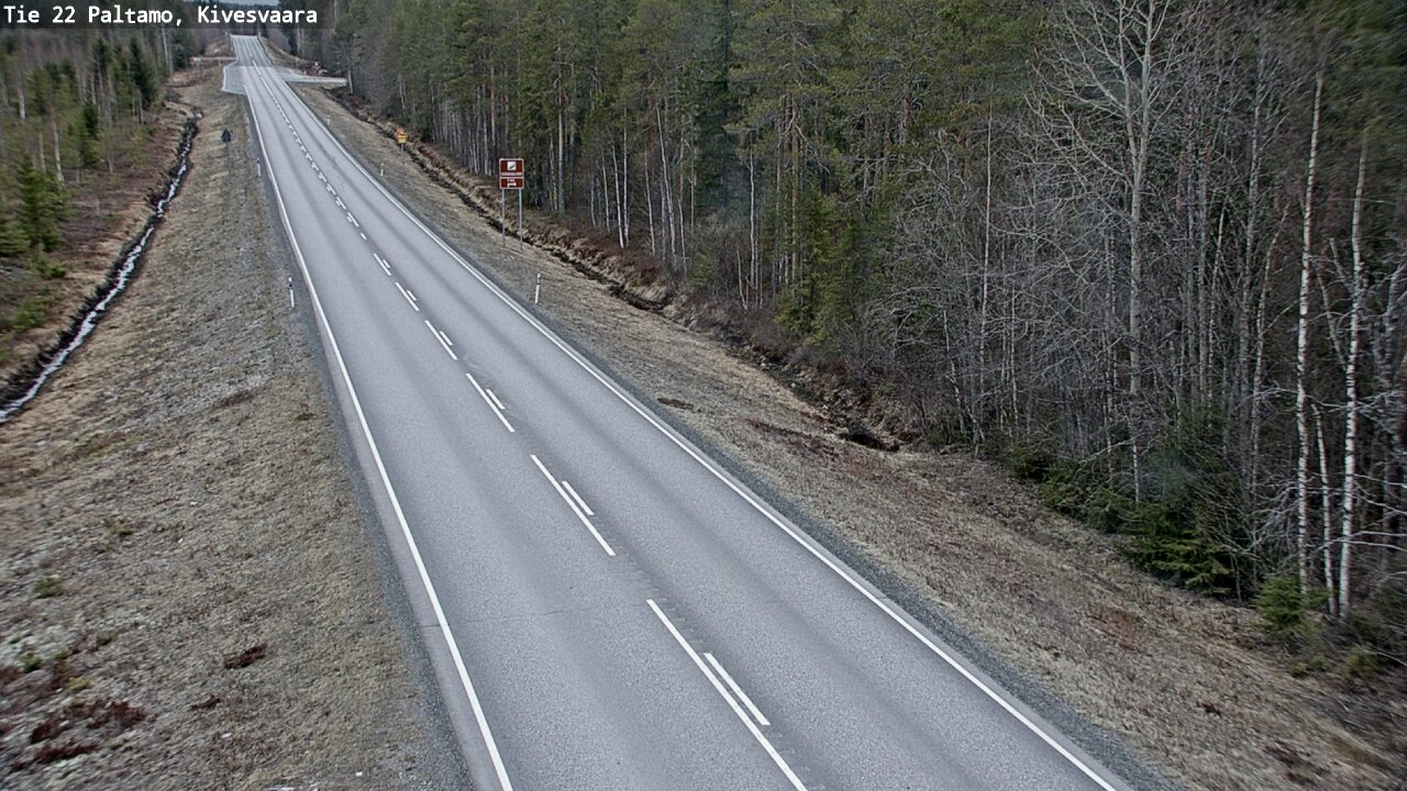 Weather Camera Image Road 22 Paltamo, Kivesvaara, Paltamo, Kainuu