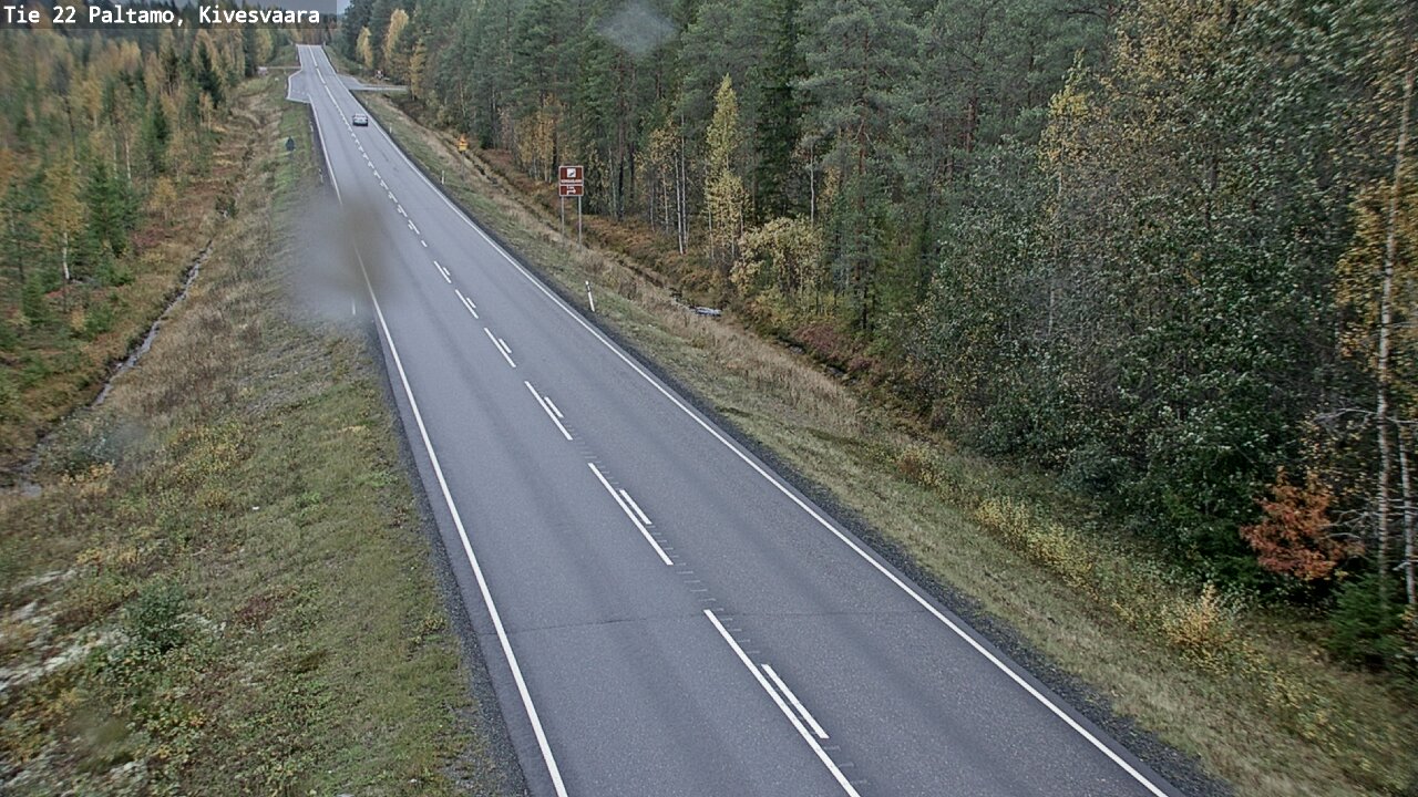 Weather Camera Image Road 22 Paltamo, Kivesvaara, Paltamo, Kainuu
