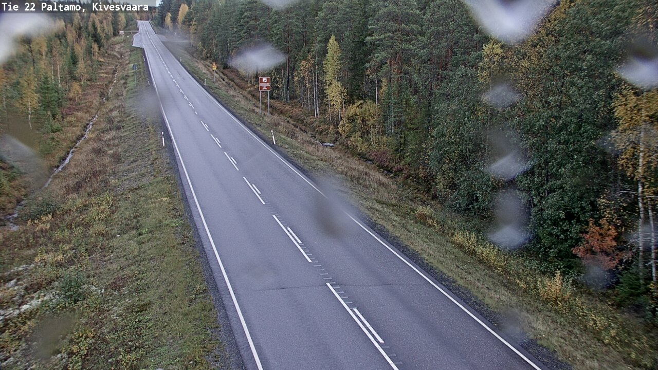 Weather Camera Image Road 22 Paltamo, Kivesvaara, Paltamo, Kainuu