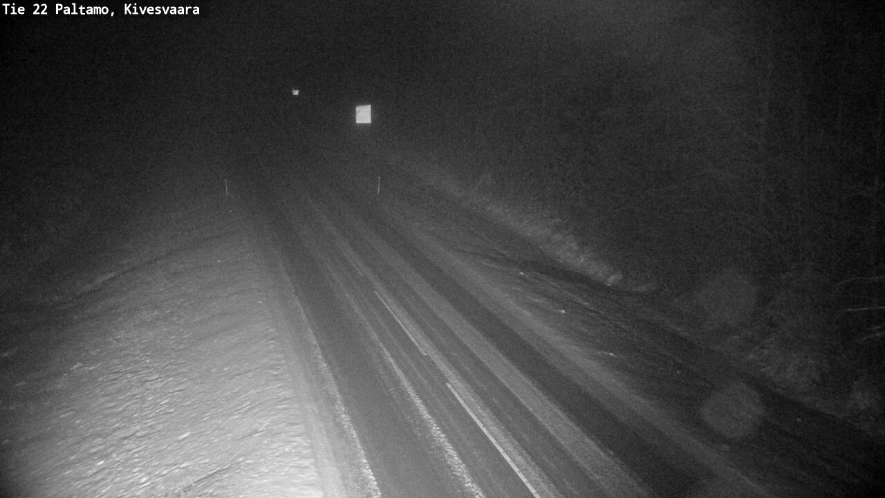 Weather Camera Image Väg 22 Paltamo, Kivesvaara, Paltamo, Kainuu