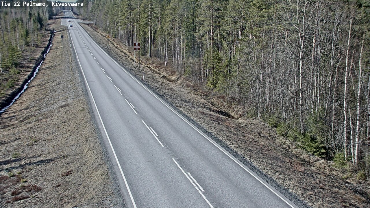 Weather Camera Image Road 22 Paltamo, Kivesvaara, Paltamo, Kainuu