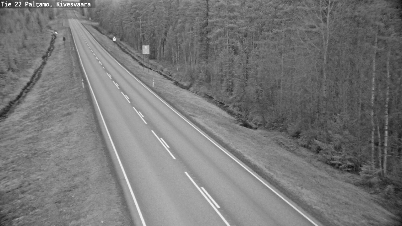 Weather Camera Image Road 22 Paltamo, Kivesvaara, Paltamo, Kainuu