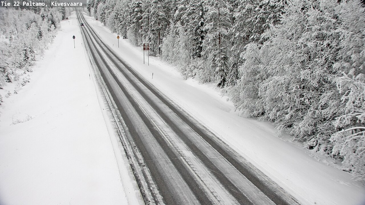 Weather Camera Image Road 22 Paltamo, Kivesvaara, Paltamo, Kainuu