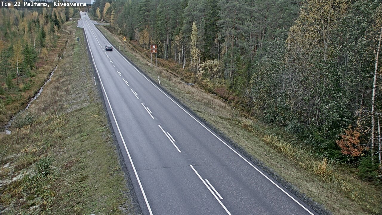 Weather Camera Image Road 22 Paltamo, Kivesvaara, Paltamo, Kainuu
