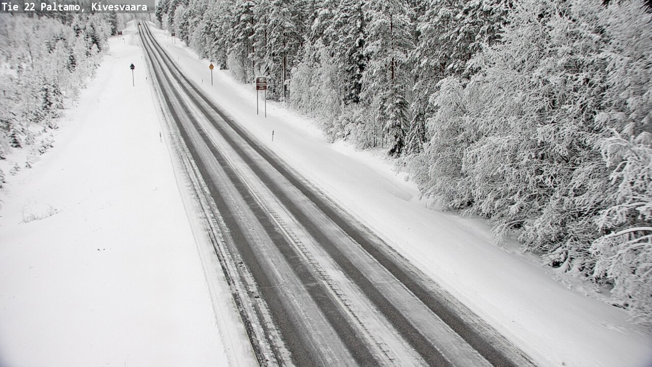 Weather Camera Image Road 22 Paltamo, Kivesvaara, Paltamo, Kainuu