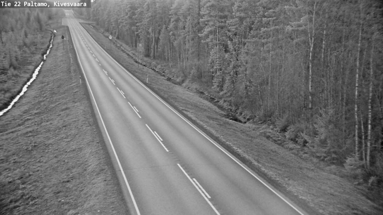 Weather Camera Image Road 22 Paltamo, Kivesvaara, Paltamo, Kainuu