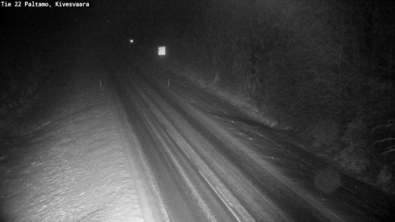 Weather Camera Image Väg 22 Paltamo, Kivesvaara, Paltamo, Kainuu
