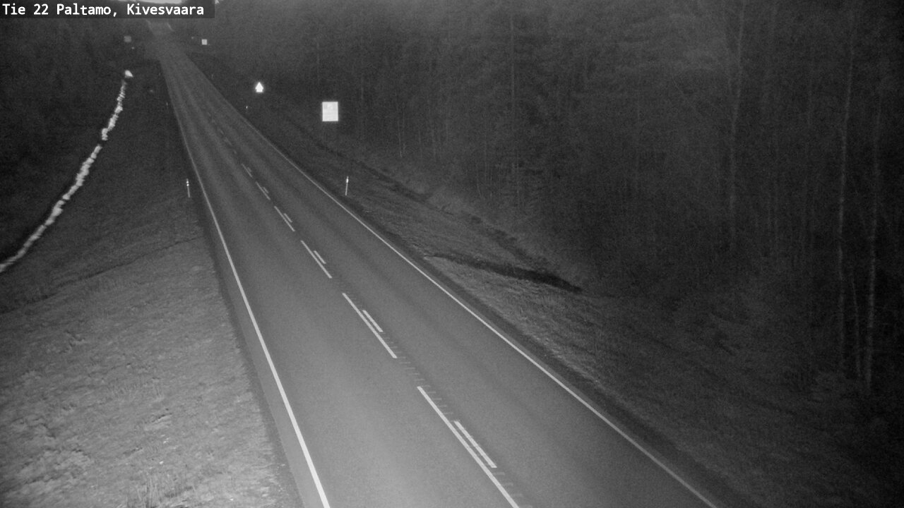 Weather Camera Image Road 22 Paltamo, Kivesvaara, Paltamo, Kainuu