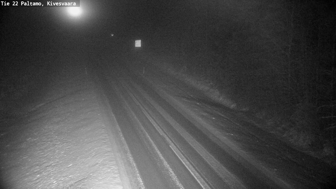 Weather Camera Image Väg 22 Paltamo, Kivesvaara, Paltamo, Kainuu