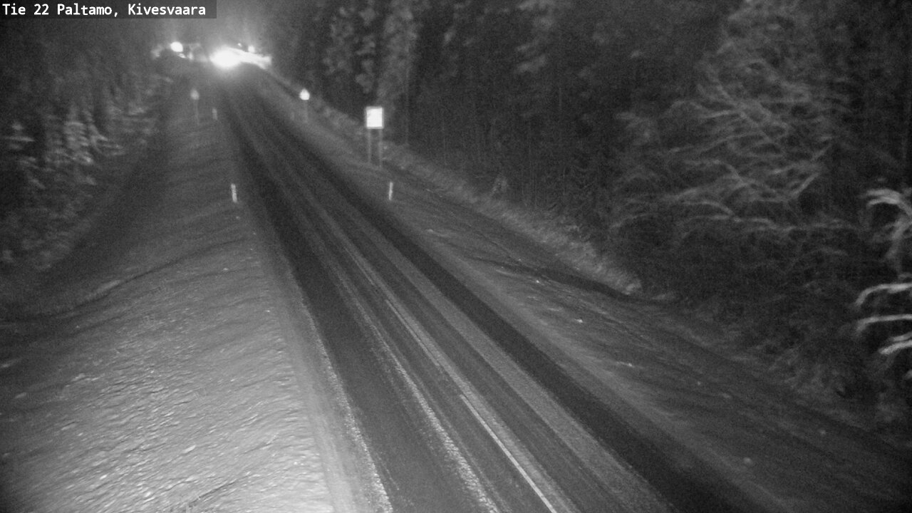 Weather Camera Image Väg 22 Paltamo, Kivesvaara, Paltamo, Kainuu