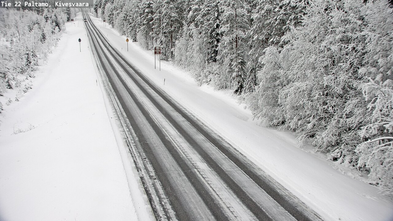 Weather Camera Image Road 22 Paltamo, Kivesvaara, Paltamo, Kainuu