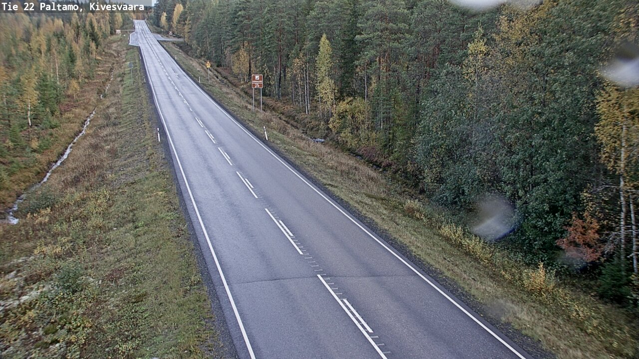Weather Camera Image Road 22 Paltamo, Kivesvaara, Paltamo, Kainuu