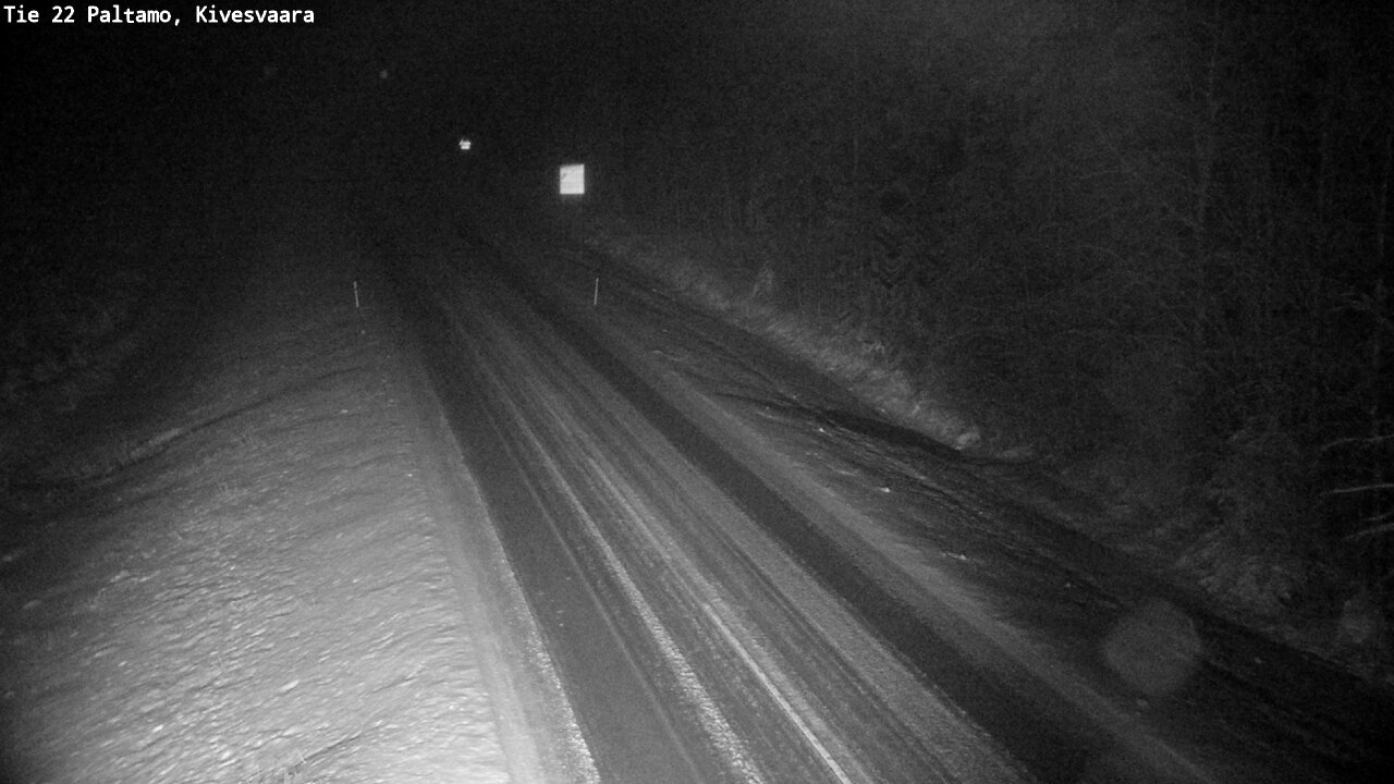 Weather Camera Image Väg 22 Paltamo, Kivesvaara, Paltamo, Kainuu