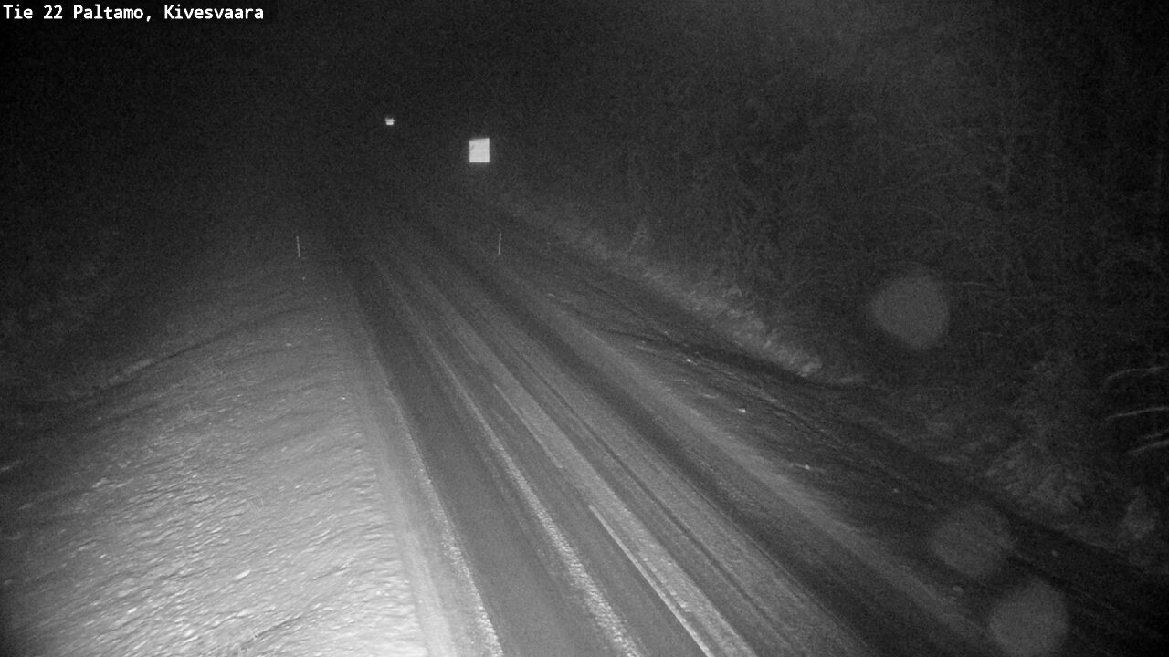 Weather Camera Image Väg 22 Paltamo, Kivesvaara, Paltamo, Kainuu